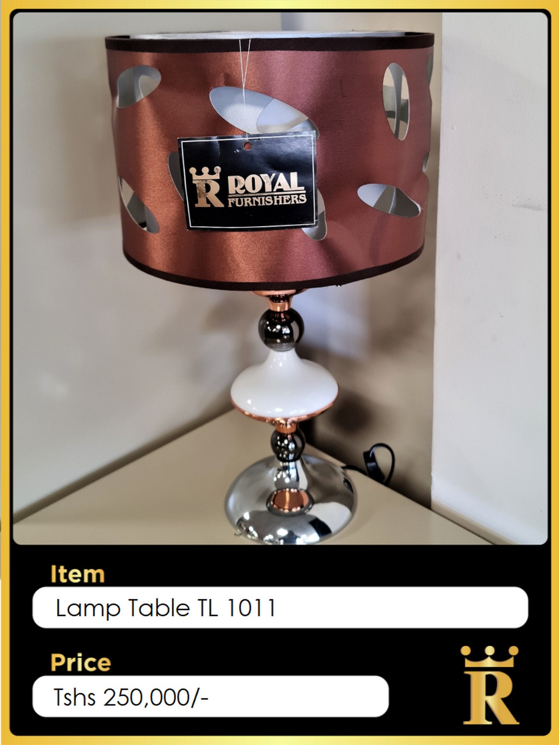 Lamps & Clocks — Royal Furnishers