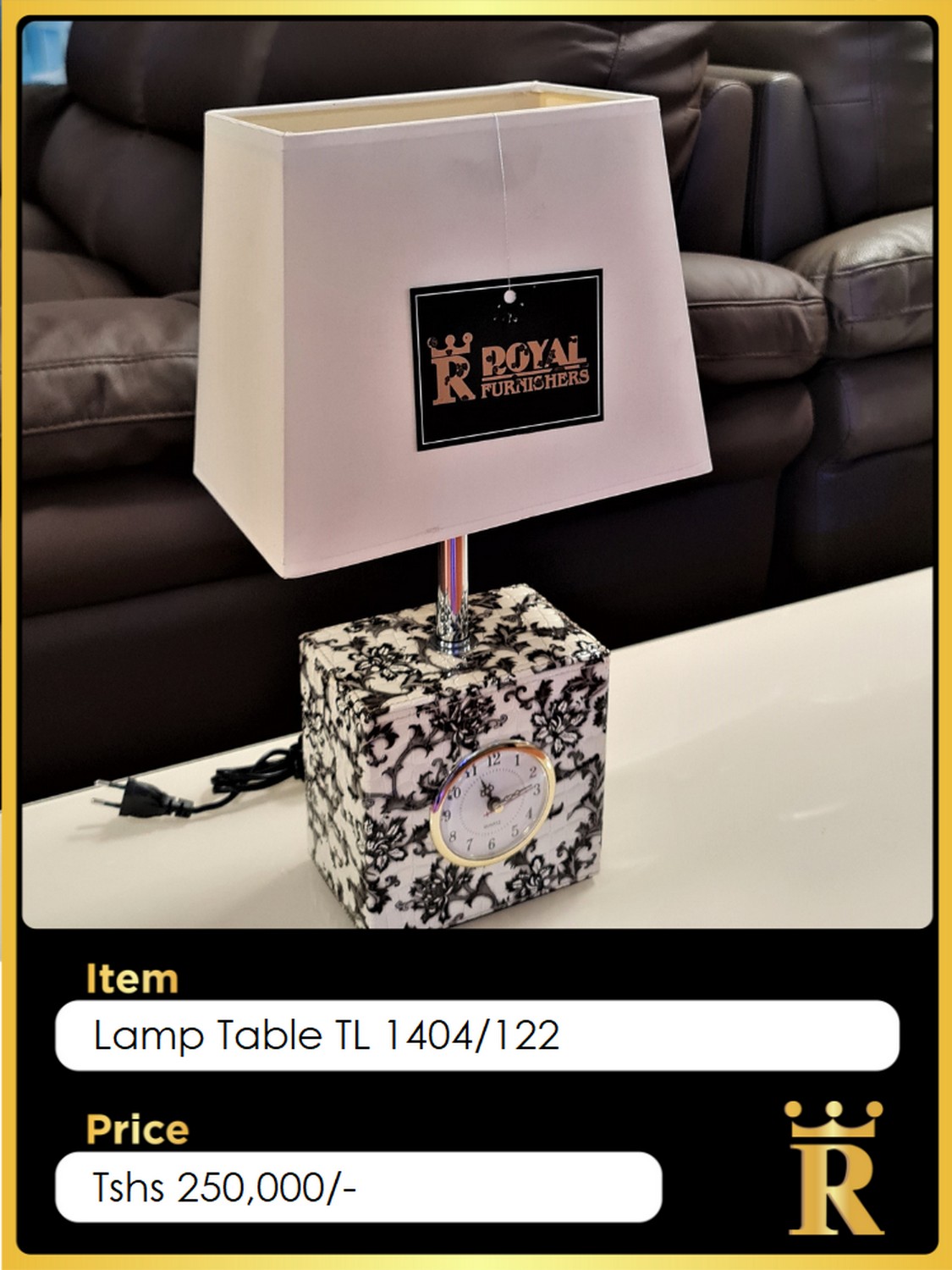 Lamps & Clocks — Royal Furnishers