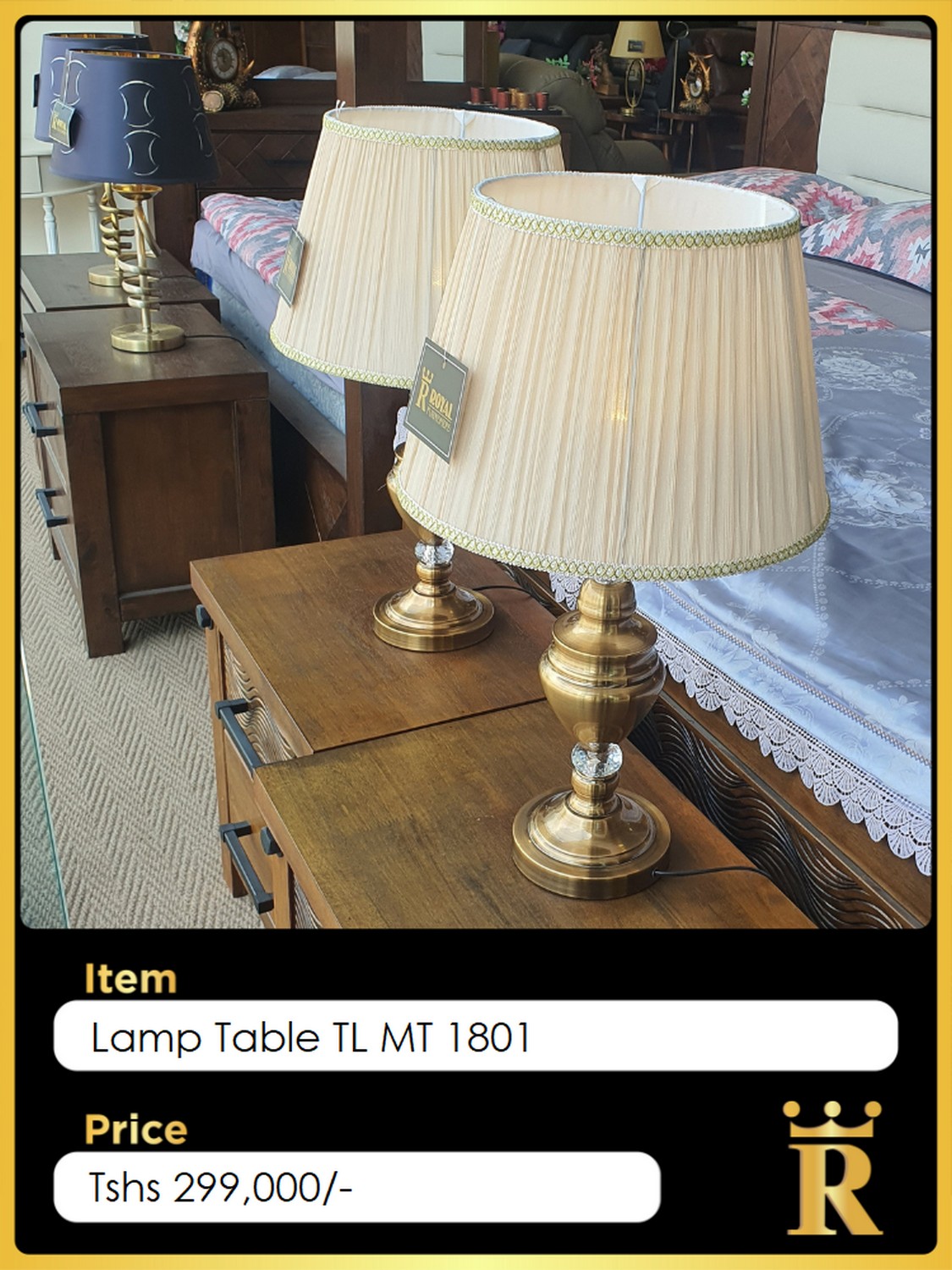 Lamps & Clocks — Royal Furnishers